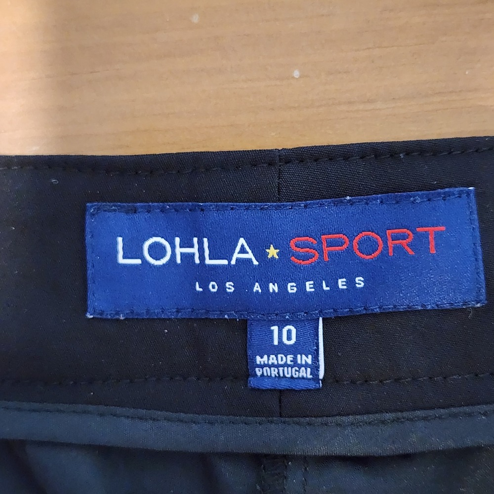 Lohla Sport Black Golf Skort 10 Performance Stretch Pockets Pickleball Outdoors - Picture 6 of 8